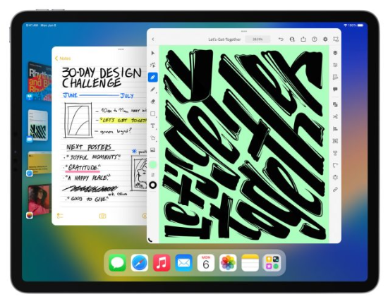 iPadOS 16 幕前调度可用在非M1 晶片iPad 机型？