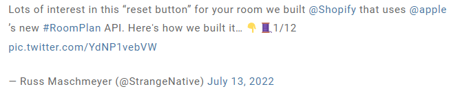 iPhone 将推出的RoomPlan 功能不只扫描房间，还能清空屋内家具