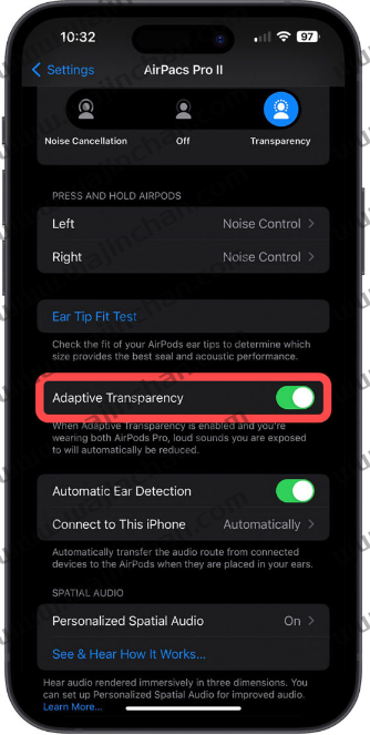 iOS 16.1 支持初代AirPods Pro 使用自适应通透模式？恐怕只是Bug