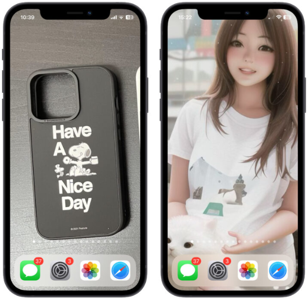 iPhone 隐藏App 制作空白主画面技巧，让你看到完整的桌布照片