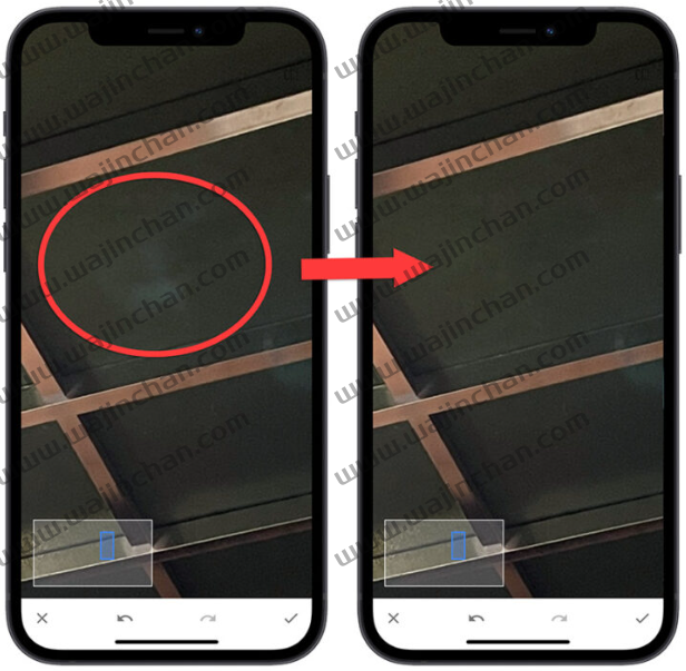 iPhone 拍照出现绿点如何解决？教你用App 一笔完美修图