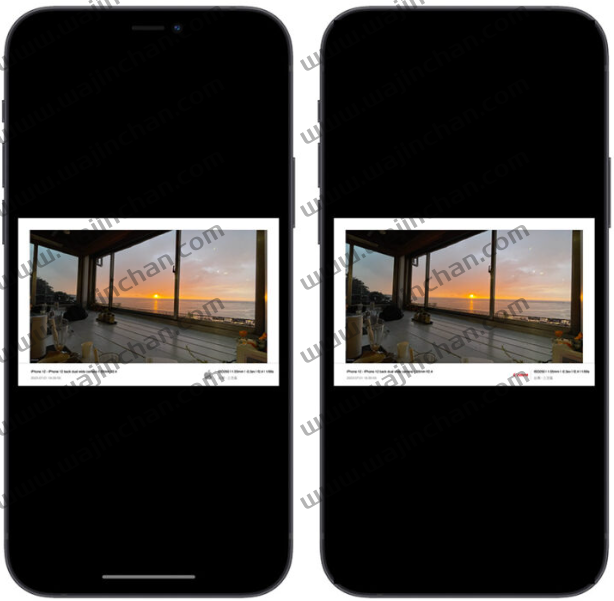 用捷径帮iPhone 照片加上看起来很专业的外框与资讯