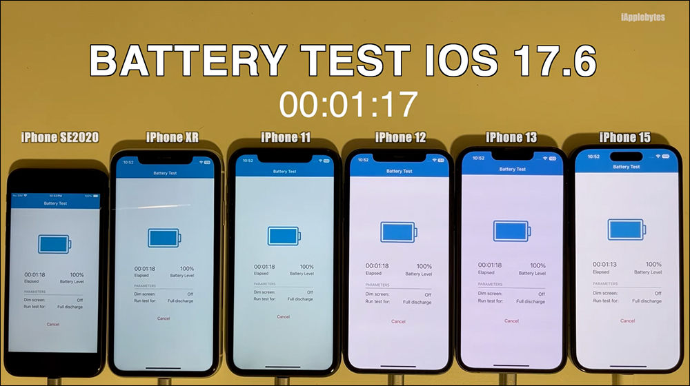 iOS 17.6 电池续航实测结果出炉， iPhone 15 等机型续航有进步