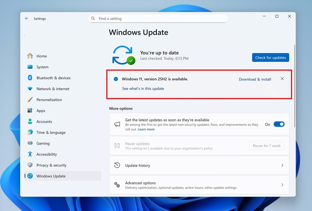 Windows 11 25H2 已正式推出！ 想升级的人可以检查看看