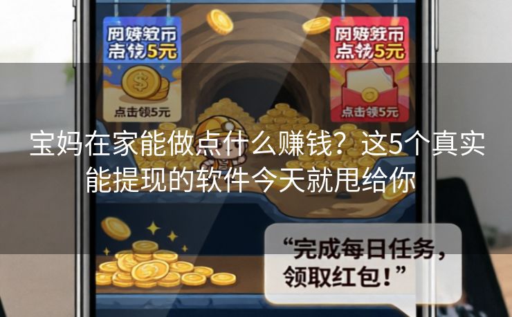 详细阅读:宝妈在家能做点什么赚钱?这5个真实能提现的软件今天就甩给你 宝妈在家能做点什么赚钱?这5个真实能提现的软件今天就甩给你