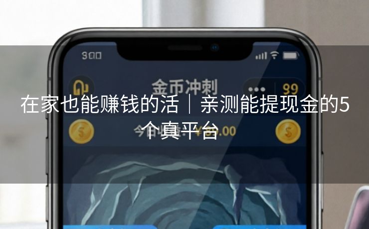 在家也能赚钱的活|亲测能提现金的5个真平台